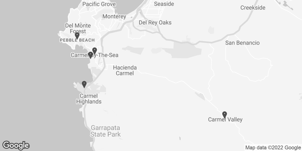 maps screenshot of Carmel area
